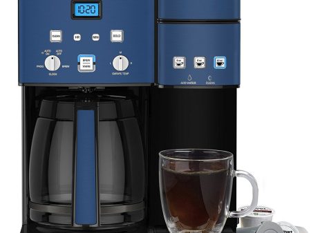 Cuisinart Coffee Center 12 Cup Coffee Maker and Single-Serve Brewer Navy SS-15NV Online