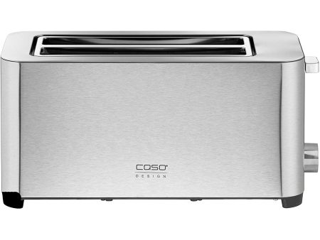 Caso Classico T4 Four-Slice Toaster with Wide Slot and 6 Browning Levels, Stainless on Sale