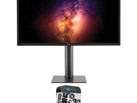 LG 27  UltraFine 4K OLED Pro Monitor w  Pixel Dimming + 3 Year Warranty Bundle For Cheap