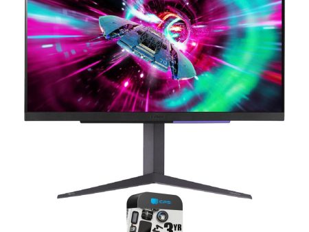 LG 27GR93U-B 27  UltraGear UHD 1ms 144Hz Gaming Monitor w  3 Year Warranty Bundle Online Sale