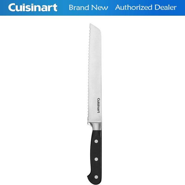 Cuisinart Triple Rivet Collection 8  Bread Knife, Black (C77TR-8BD) Fashion