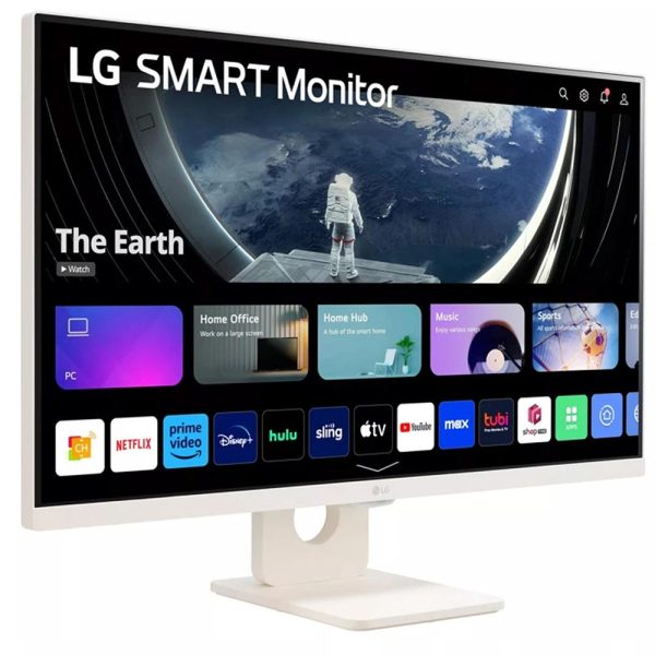 LG 27SR50F-W 27  FHD IPS Smart Monitor with webOS w  3 Year Warranty Bundle For Discount