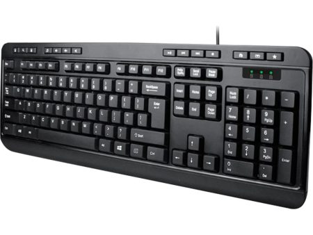 Adesso Spill-Resistant Multimedia Desktop Keyboard (USB) - AKB-132UB Online now