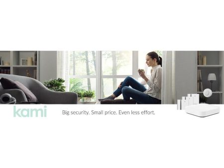 Kami Smart Security Starter Kit with Base Station, Window Door Entry Sensors For Discount