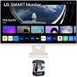 LG 27SR50F-W 27  FHD IPS Smart Monitor with webOS w  3 Year Warranty Bundle For Discount