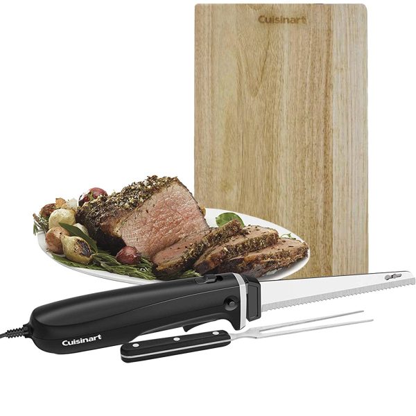 Cuisinart CEK-41 AC Electric Knife with Bamboo Cutting Board Online Sale