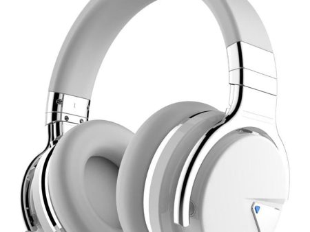 Cowin E7 Active Noise Cancelling Bluetooth Over-Ear Headphones, White - Open Box on Sale