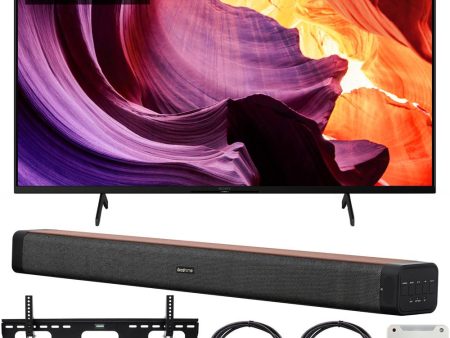 Sony 55  X80K 4K Ultra HD LED Smart TV 2022 with Deco Home 60W Soundbar Bundle Discount