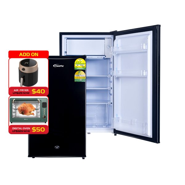 Bar Fridge 105L with Lock (PPF105 Black) For Discount