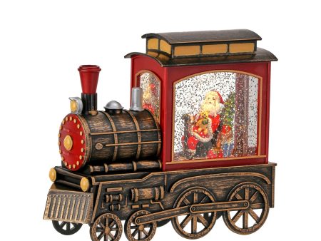 9  LED Santa Train Water Globe For Sale