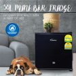 50L Bar Fridge with Lock (PPBF555) Silver on Sale