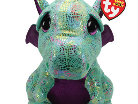 Ty Beanie Boos CINDER - Green Dragon (Large, 16 ) Cheap