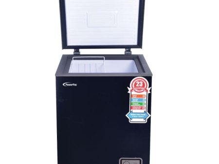 100L Chest Freezer CFC Free, Chiller & Freezer (PPFZ100) Black Fashion