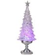 20  LED Acrylic Tree On Pedestal - Silver Fashion