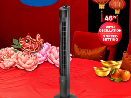 Tower Fan 46  with Remote Control (PPTF460) Hot on Sale