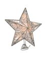 10-Light Silver Wire Star Snowfall Treetop, 12  (UL) Online Hot Sale