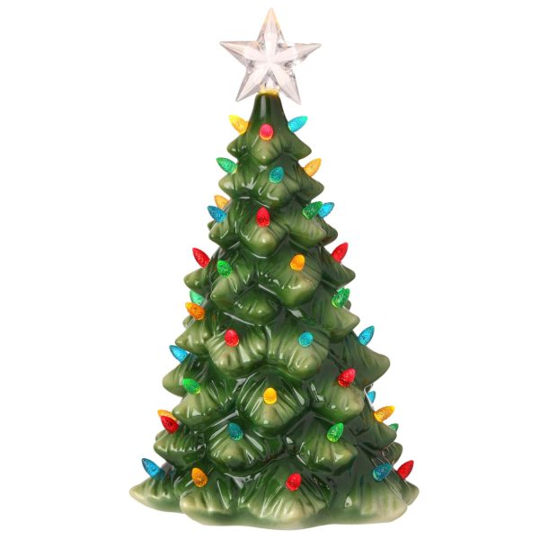 12  LED Porcelain Lighted Tree Discount