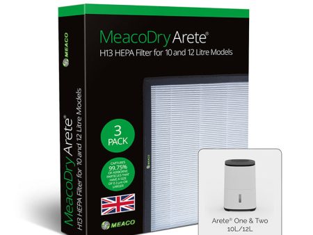 MeacoDry Arete 10L 12L H13 Hepa Filter (pack of 3) For Cheap