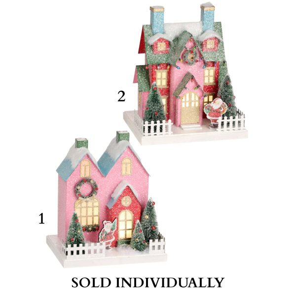 10  LED Cardboard Village House (2 styles - sold individually) on Sale