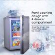 90L Chest, Upright, Freestanding Freezer (PPFZ99) Silver For Cheap