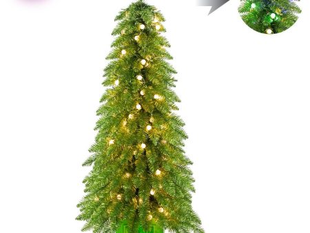 Jolly Pine Tree in Pot w LED Lights, 4 H X 22 D Online Hot Sale