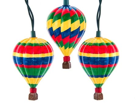 12  UL 10-Light Hot Air Balloon Light Set Hot on Sale