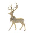 Deer w Wreath 16 L x 19 H   17.5 L x 27.5 H Resin (2 Styles - Sold Individually) For Discount