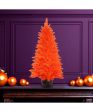 4.5  Battery Operated Pre-Lit Halloween Orange Potted Tree With Orange LED Lights For Discount