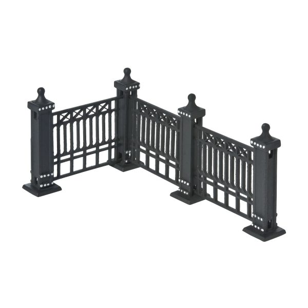 Christmas Village Accessories - City Fence (Set of 7) Online Hot Sale