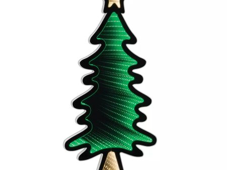 Tree w Star Infinity Light 25 H Acrylic w UL Plug Hot on Sale