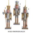 Gold & Silver Nutcracker Ornaments (3 Styles – Sold individually) Supply