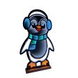 Infinity Christmas Penguin 2 With Wooden Base (15 ) For Cheap