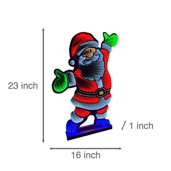 Infinity Standing Santa With Wooden Base (23 ) Hot on Sale