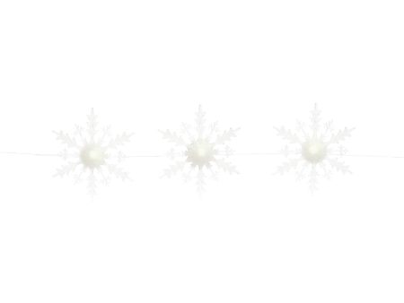 3 Lighted Snowflake Strand 18 Hx5 L Acrylic Hot on Sale