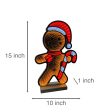 Infinity Christmas Gingerbread Man With Wooden Base (15 ) For Cheap