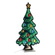 Tree w Ornament Infinity Light 47 H Acrylic w UL Plug Fashion