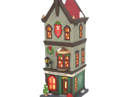 Christmas in the City Village - Holly s Card & Gift For Discount