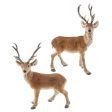 Standing Brown Deer Table Pieces, 2-Piece Set Supply