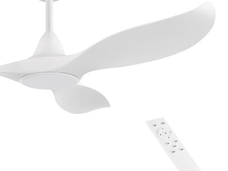 EGLO Noosa White Ceiling Fan (no light) Online now