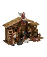 Nativity Set With Wooden Stable, 12-Piece Set Discount