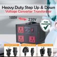 1000W Heavy Duty Step Up & Down Voltage Converter Transformer 110V   220V Voltage Regulator (ST1000) Cheap