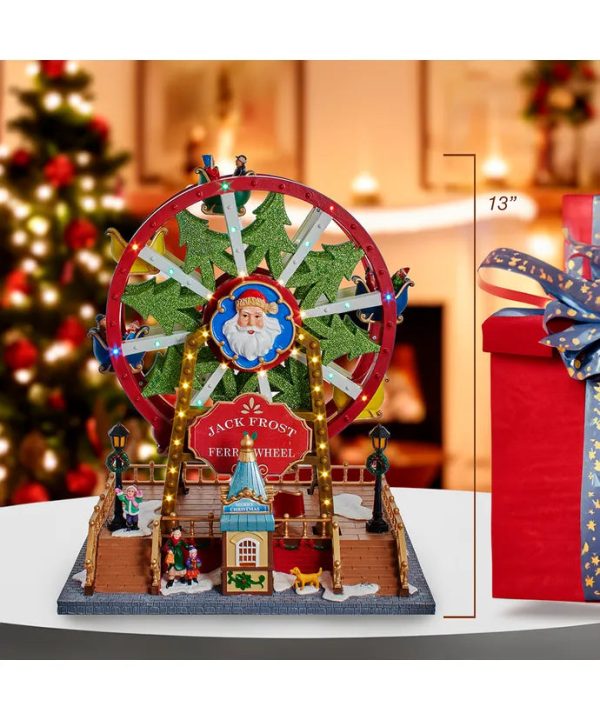 13  Lighted Musical Christmas Ferris Wheel Cheap