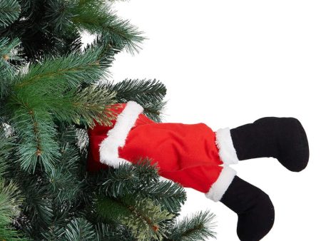 13.5 L Animated Santa Legs Tree Decor Online now