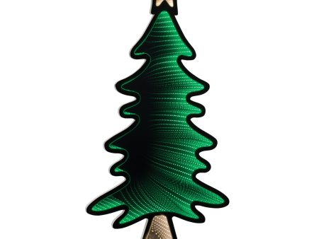 Tree w Star Infinity Light, 37.5 H Acrylic w UL Plug For Discount