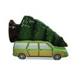 Christmas Vacation - Car & Tree (Salt and Pepper Shaker) on Sale