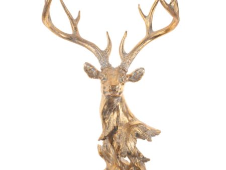 Stag Head Figurine, 28 H Online now