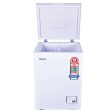 100L Chest Freezer CFC Free, Chiller & Freezer (PPFZ100) White Online now