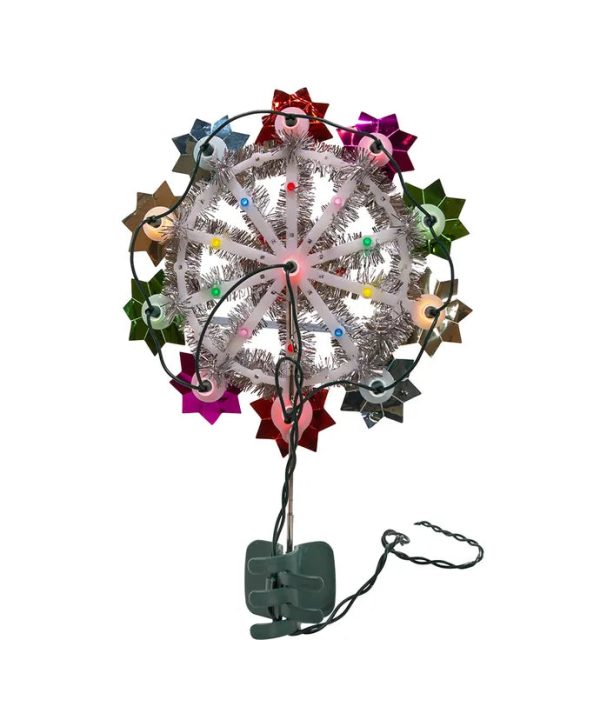 11-Light Multicolored Retro Reflector Treetop, 11  (UL) Online Sale