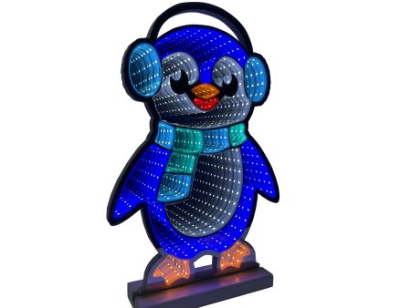 Infinity Christmas Penguin With Wooden Base (15 ) Discount