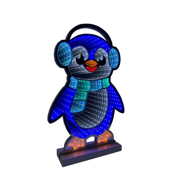 Infinity Christmas Penguin With Wooden Base (15 ) Discount